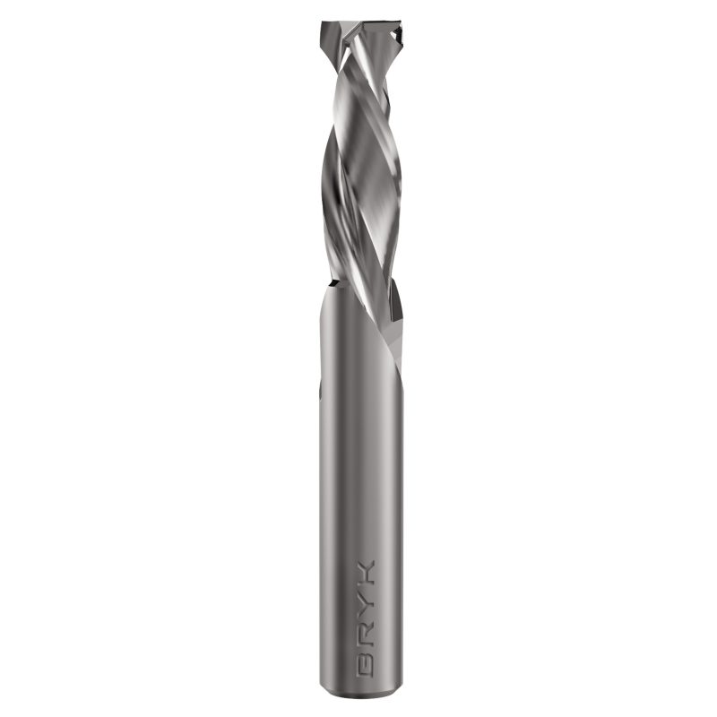 SOLID CARBIDE SPIRAL FINISHING ROUTER BITS WITH DOUBLE SPIRAL BRYK